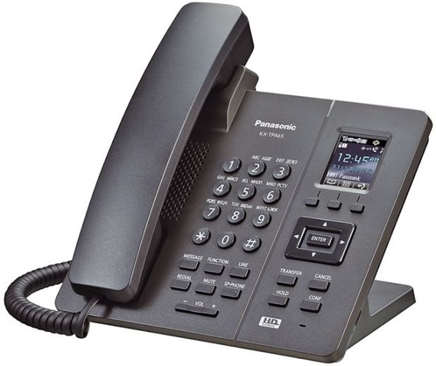 IP-DECT телефон Panasonic KX-TPA65 (KX-TPA65RUB) Black - фото - интернет-магазин электроники и бытовой техники TTT