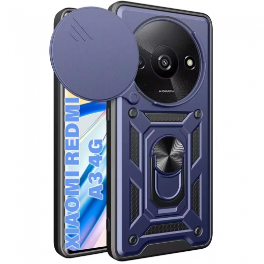 Панель BeCover Military для Xiaomi Redmi A3 4G (711320) Blue - фото - интернет-магазин электроники и бытовой техники TTT