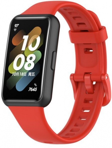 Ремінець BeCover для Huawei Band 7 (709466) Red - фото - інтернет-магазин електроніки та побутової техніки TTT