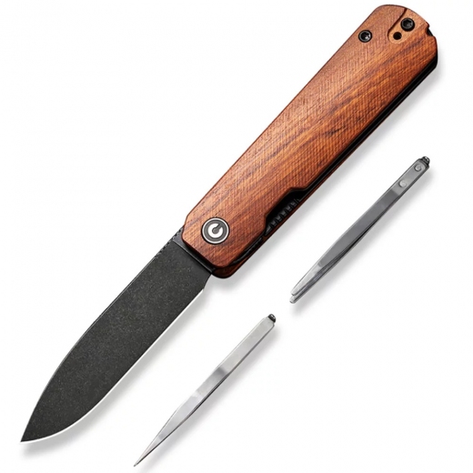 Ніж Civivi Sendy Guibourtia Wood C21004A-2 - фото - інтернет-магазин електроніки та побутової техніки TTT