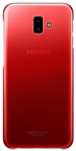 Чохол Samsung Gradation Cover для Samsung Galaxy J610 J6+ (EF-AJ610CREGRU) Red - фото - інтернет-магазин електроніки та побутової техніки TTT