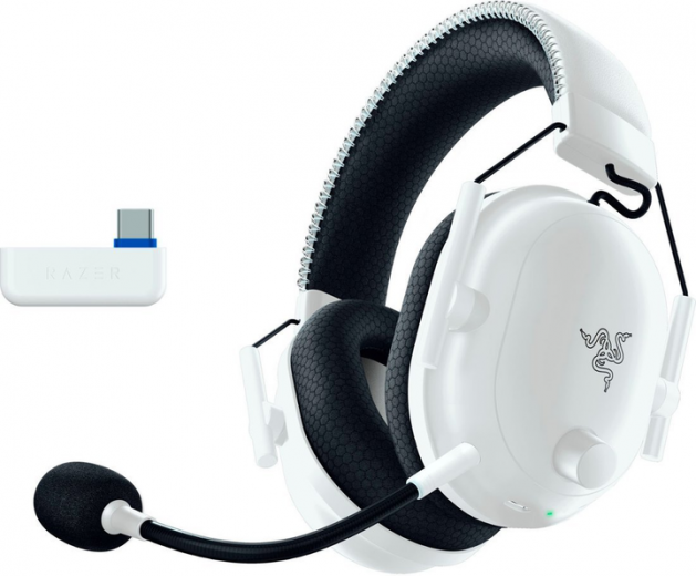 Наушники Razer BlackShark V2 Pro for PS5 (RZ04-04530600-R3G1) White  - фото Наушники Razer BlackShark V2 Pro for PS5 (RZ04-04530600-R3G1) White  - фото - интернет-магазин электроники и бытовой техники TTT