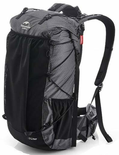 Рюкзак туристичний Naturehike Rock NH20BB113, 40L+5L, Black - фото - інтернет-магазин електроніки та побутової техніки TTT