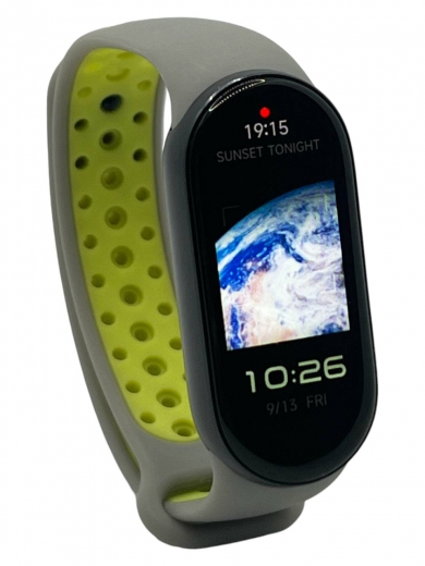 Ремешок BeCover Vents Style для Xiaomi Mi Smart Band 9 (711986) Gray-Green - фото - интернет-магазин электроники и бытовой техники TTT