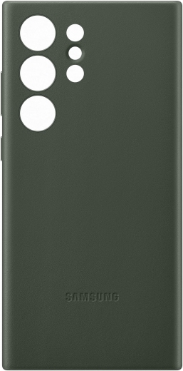 Панель Samsung Leather Cover для Samsung Galaxy S23 Ultra (EF-VS918LGEGRU) Green - фото Панель Samsung Leather Cover для Samsung Galaxy S23 Ultra (EF-VS918LGEGRU) Green - фото - интернет-магазин электроники и бытовой техники TTT
