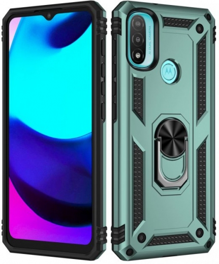 Панель BeCover Military для Motorola Moto E20 (707402) Dark Green - фото - інтернет-магазин електроніки та побутової техніки TTT