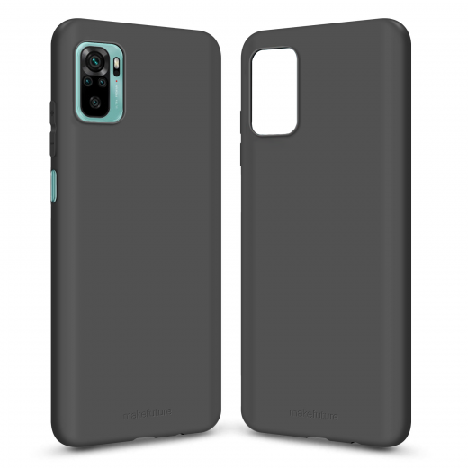 Накладка MAKE Skin Poco M5s (MCS-XPM5SBK) Black - фото - інтернет-магазин електроніки та побутової техніки TTT