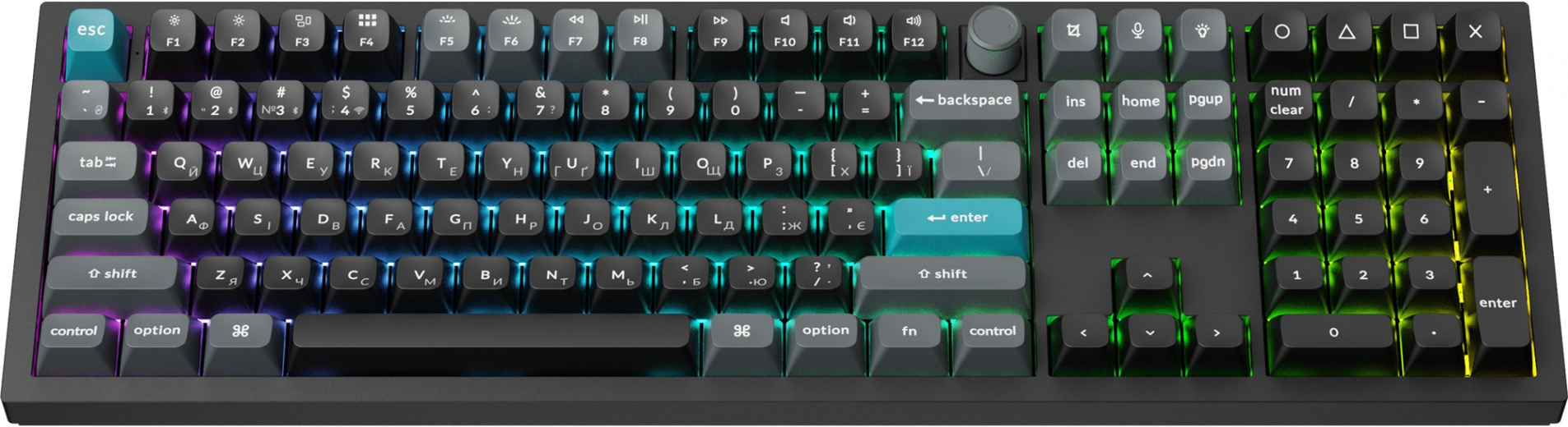 Клавиатура беспроводная Keychron Q6 Ultra Keychron Red Switch Black RGB (Q6U-M1-UA) - фото - интернет-магазин электроники и бытовой техники TTT