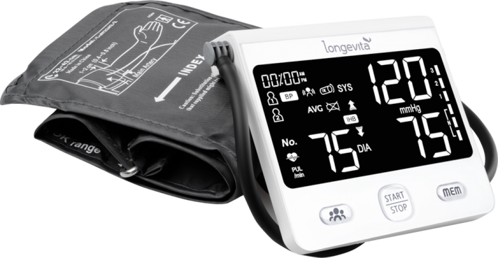 Тонометр LONGEVITA DBP-6175 - фото Тонометр LONGEVITA DBP-6175 - фото - интернет-магазин электроники и бытовой техники TTT