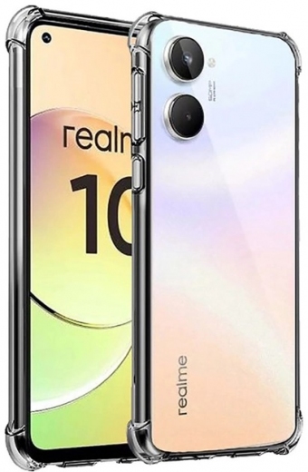 Панель BeCover Anti-Shock для Realme 10 (708927) Clear - фото - інтернет-магазин електроніки та побутової техніки TTT