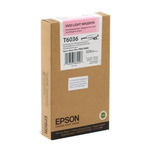 Картридж Epson Stylus Pro 7880/9880 Vivid Light  (C13T603600) Magenta  - фото - інтернет-магазин електроніки та побутової техніки TTT