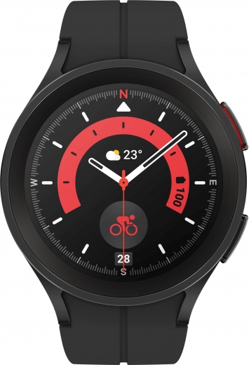 Смарт годинник Samsung Galaxy Watch 5 Pro (SM-R920NZKASEK) Black - фото - інтернет-магазин електроніки та побутової техніки TTT
