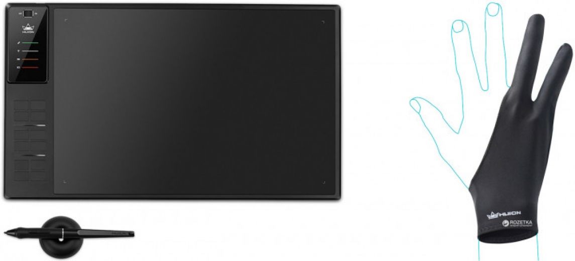 Графический планшет Huion Giano WH1409 V2 с перчаткой - фото Графический планшет Huion Giano WH1409 V2 с перчаткой - фото - интернет-магазин электроники и бытовой техники TTT