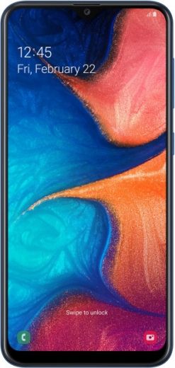 Смартфон Samsung Galaxy A20 3/32GB (SM-A205FZBVSEK) Blue - фото - інтернет-магазин електроніки та побутової техніки TTT