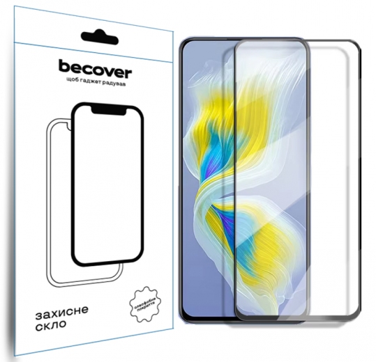 Захисне скло Becover для Infinix Smart 9 (X6532) (712347) Black - фото Захисне скло Becover для Infinix Smart 9 (X6532) (712347) Black - фото - інтернет-магазин електроніки та побутової техніки TTT