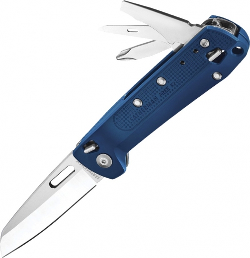 Ніж-мультитул Leatherman Free K2 (832898) Navy - фото - інтернет-магазин електроніки та побутової техніки TTT