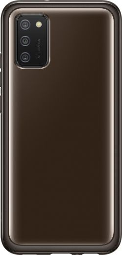 Чохол Samsung Soft Clear Cover для Samsung Galaxy A02s (A025) (EF-QA025TBEGRU) Black - фото - інтернет-магазин електроніки та побутової техніки TTT