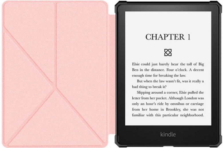 Обложка BeCover Ultra Slim Origami для Amazon Kindle Paperwhite 11th Gen. 2021 (707223) Rose Gold - фото - интернет-магазин электроники и бытовой техники TTT