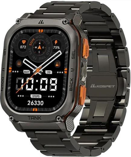 Смарт-часы Kospet Tank M3 Ultra SE Black - фото - интернет-магазин электроники и бытовой техники TTT