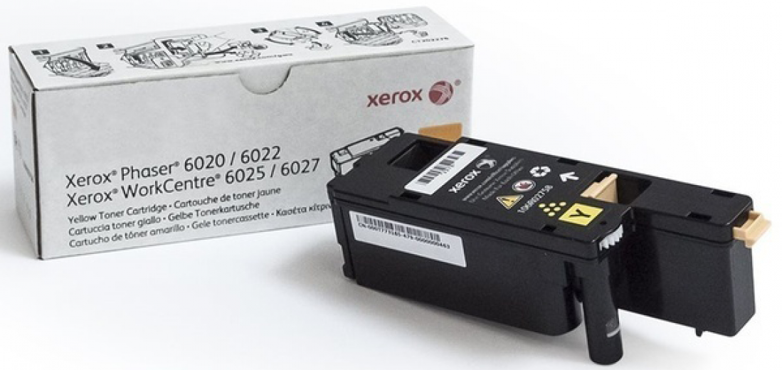 Картридж Xerox Phaser 6020/6022/WC6025/6027 Yellow - фото - інтернет-магазин електроніки та побутової техніки TTT