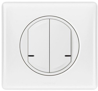 Розумний безпровідний вимикач Legrand Celiane with NETATMO (067724) White - фото - інтернет-магазин електроніки та побутової техніки TTT