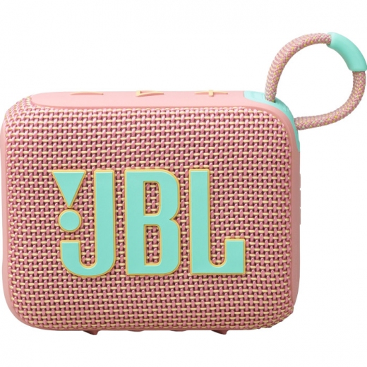 Портативна акустика JBL Go 4 (JBLGO4PINK) Pink - фото - інтернет-магазин електроніки та побутової техніки TTT