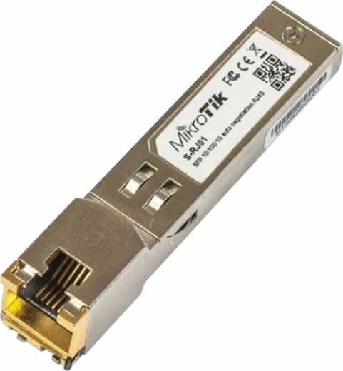 Модуль SFP MikroTik S-RJ01 - фото - интернет-магазин электроники и бытовой техники TTT