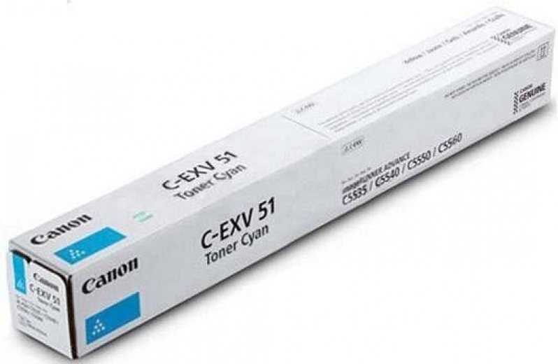Тонер-картридж Canon iRAC55XX C-EXV51 Cyan  - фото - интернет-магазин электроники и бытовой техники TTT