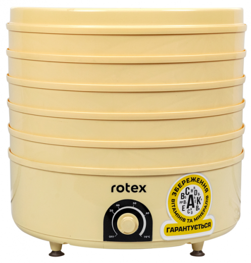 Сушарка для овочів і фруктів ROTEX RD660-Y з лотком для пастили - фото Сушарка для овочів і фруктів ROTEX RD660-Y з лотком для пастили - фото - інтернет-магазин електроніки та побутової техніки TTT