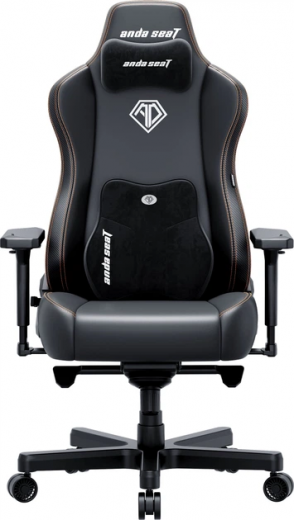 Кресло геймерское Anda Seat Kaiser 3E Size XL (AD23YC-XL-08-B-PV/C-B01) Black PVC  - фото - интернет-магазин электроники и бытовой техники TTT