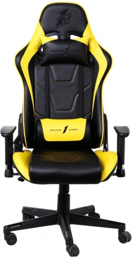 Крісло геймерське 1stPlayer FK2 Black-Yellow - фото - інтернет-магазин електроніки та побутової техніки TTT
