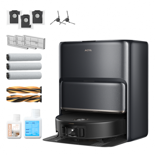 Робот-пилосос Mova Z60 Ultra Roller Complete Black-EUA (RLZ83CE-1) - фото - інтернет-магазин електроніки та побутової техніки TTT