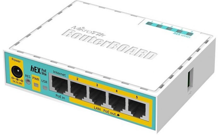 Маршрутизатор ﻿MikroTik hEX PoE lite (RB750UPr2) - фото - интернет-магазин электроники и бытовой техники TTT
