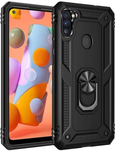 Панель BeCover Military для Samsung Galaxy A11 SM-A115 / M11 SM-M115 (704951) Black - фото - інтернет-магазин електроніки та побутової техніки TTT