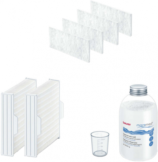 Комплект фильтр + соль для Beurer maremed MK 500 - фото Комплект фильтр + соль для Beurer maremed MK 500 - фото - интернет-магазин электроники и бытовой техники TTT