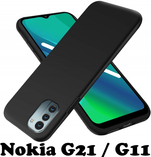 Силиконовый чехол BeCover для Nokia G21 / G11 (707460) Black  - фото - интернет-магазин электроники и бытовой техники TTT