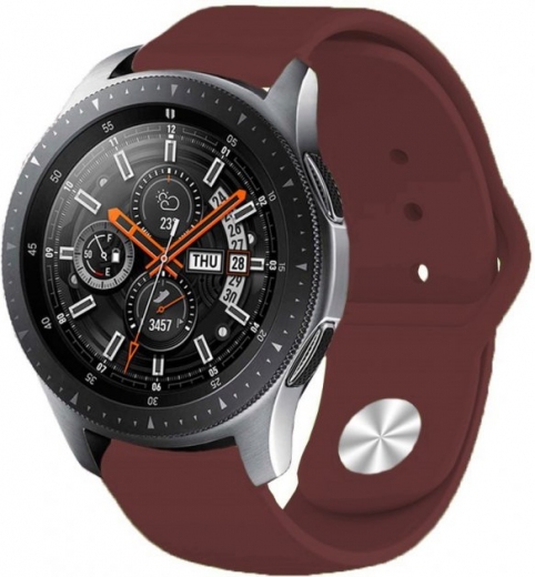 Ремінець BeCover для Honor MagicWatch 2 / Huawei Watch 3 Pro Classic 46mm (707050) Dark-Red - фото - інтернет-магазин електроніки та побутової техніки TTT