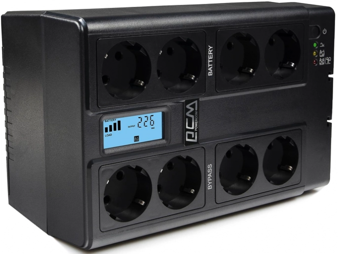 ДБЖ Powercom CUB-1000N LCD - фото ДБЖ Powercom CUB-1000N LCD - фото - інтернет-магазин електроніки та побутової техніки TTT