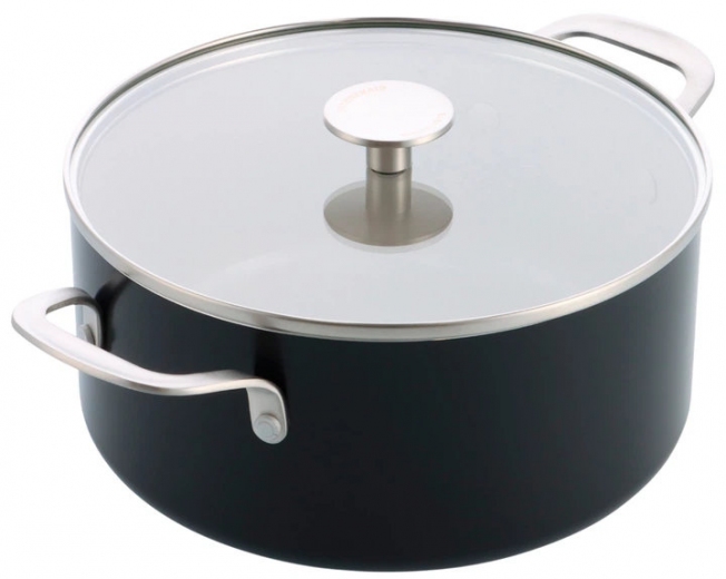 Кастрюля с крышкой KitchenAid Aluminium Coloured 4.91 л (CC010162-001) - фото - интернет-магазин электроники и бытовой техники TTT