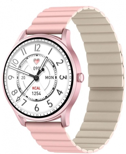 Смарт-часы Kieslect Lora Lady Calling Watch Pink - фото Смарт-часы Kieslect Lora Lady Calling Watch Pink - фото - интернет-магазин электроники и бытовой техники TTT