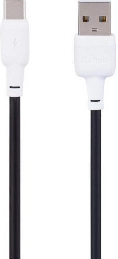 Кабель Gelius Full Silicon GP-UCN001C Type-C 1.2m White/Black - фото - інтернет-магазин електроніки та побутової техніки TTT