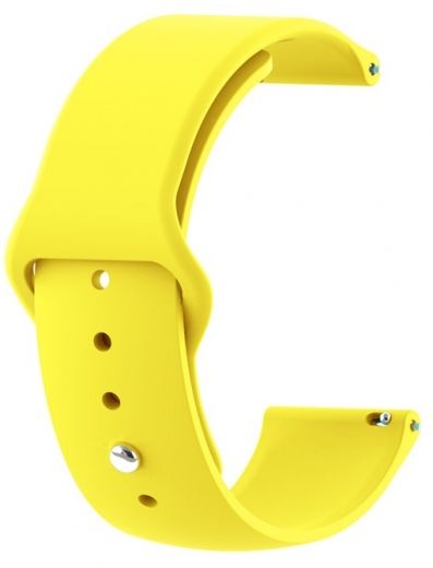 Ремешок BeCover для Xiaomi Amazfit Bip/Bip Lite/Bip S Lite/GTR 42mm/GTS/TicWatch S2/TicWatch E (706201) Yellow - фото - интернет-магазин электроники и бытовой техники TTT