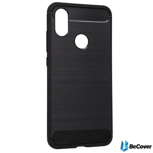 Панель BeCover Carbon Series для Xiaomi Redmi Note 6 Pro (702791) Black - фото - інтернет-магазин електроніки та побутової техніки TTT