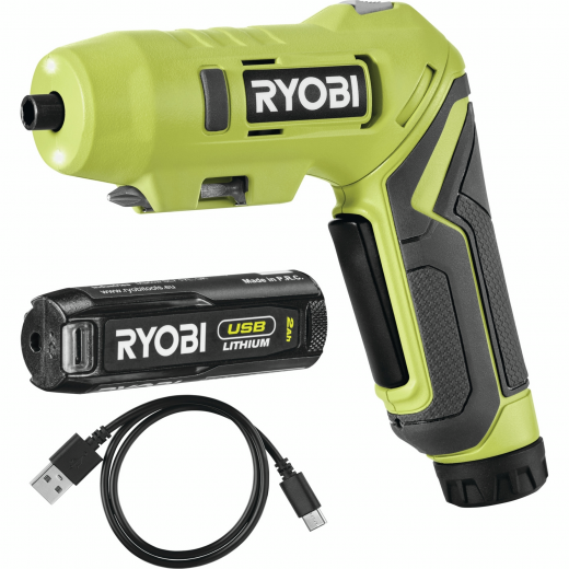 Аккумуляторная отвертка Ryobi RSDP4-120G (5133005958) - фото - интернет-магазин электроники и бытовой техники TTT