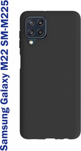 Силиконовый чехол BeCover для Samsung Galaxy M22 SM-M225 (706929) Black  - фото - интернет-магазин электроники и бытовой техники TTT