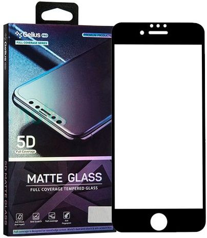 Захисне скло Gelius Pro 5D Matte iPhone 7/8 Black - фото Захисне скло Gelius Pro 5D Matte iPhone 7/8 Black - фото - інтернет-магазин електроніки та побутової техніки TTT