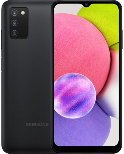 Смартфон Samsung Galaxy A03s 3/32GB (SM-A037FZKDSEK) Black - фото - інтернет-магазин електроніки та побутової техніки TTT