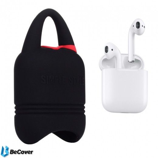 Чохол Kindon i-Smile для Apple AirPods IPH1430 (702346) Black - фото - інтернет-магазин електроніки та побутової техніки TTT