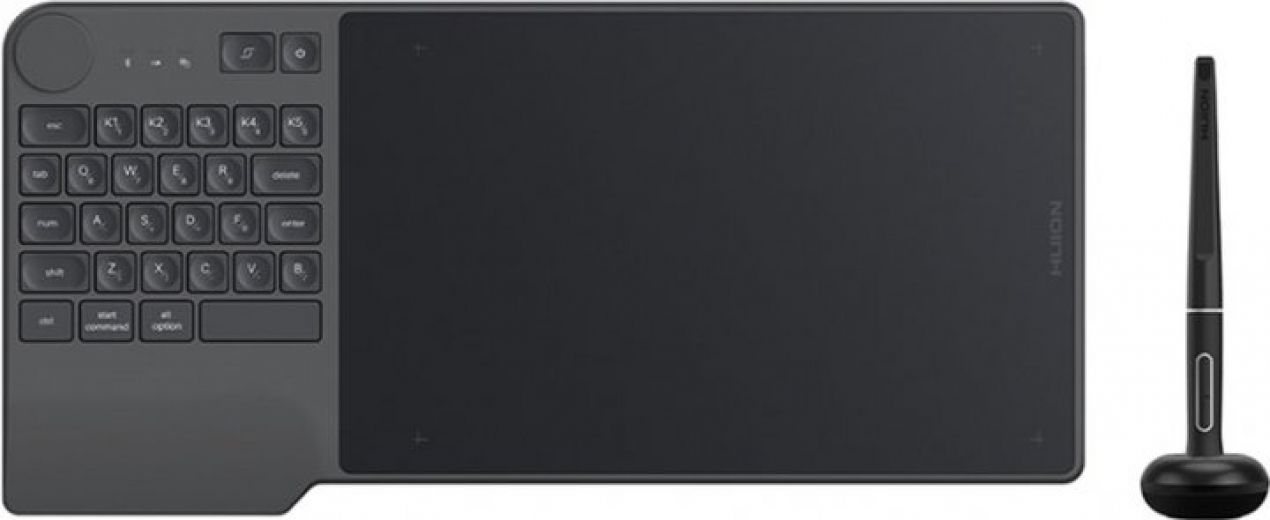 Графический планшет Huion Inspiroy Keydial KD200 - фото Графический планшет Huion Inspiroy Keydial KD200 - фото - интернет-магазин электроники и бытовой техники TTT