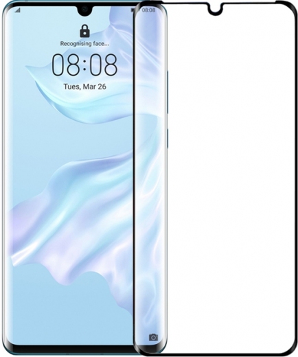Захисне скло PowerPlant для Huawei P30 Pro (GL606801) Black - фото - інтернет-магазин електроніки та побутової техніки TTT